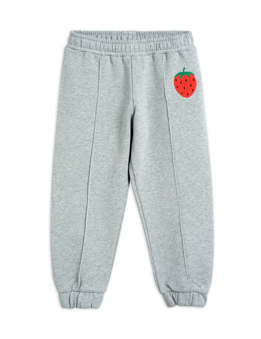 Штаны Mini Rodini Strawberry grey melange