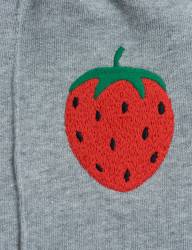 Штаны Mini Rodini Strawberry grey melange - Штаны Mini Rodini Strawberry grey melange