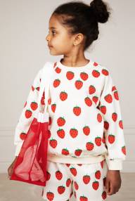 Свитшот Mini Rodini Strawberry - Свитшот Mini Rodini Strawberry