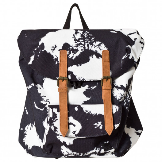 Рюкзак Molo Strapped Backpack World map dark