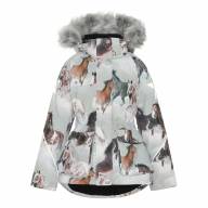 Куртка Molo Cathy Fur Winter Horses - Куртка Molo Cathy Fur Winter Horses
