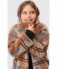 Шуба Molo Haili Check Fur - Шуба Molo Haili Check Fur
