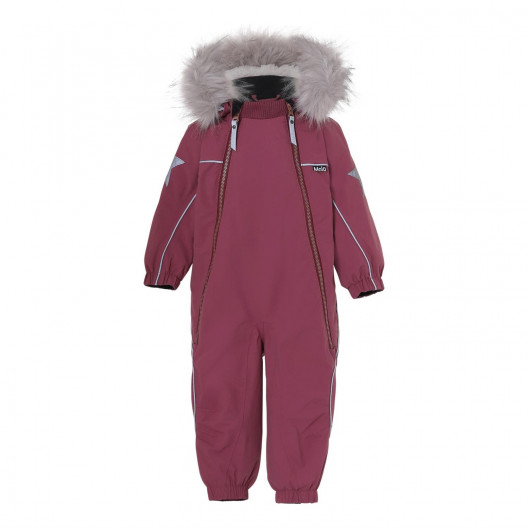 Комбинезон Molo Pyxis Fur Recycle Maroon