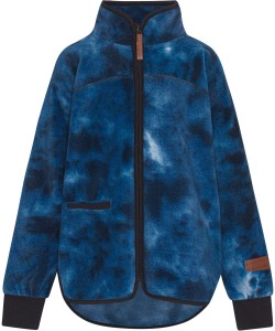 Флисовый свитер Molo Ulani Tie Dye Blue