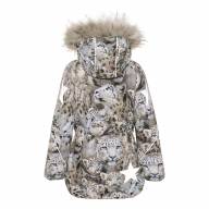 Куртка Molo Cathy Fur Snowy Leopards - Куртка Molo Cathy Fur Snowy Leopards