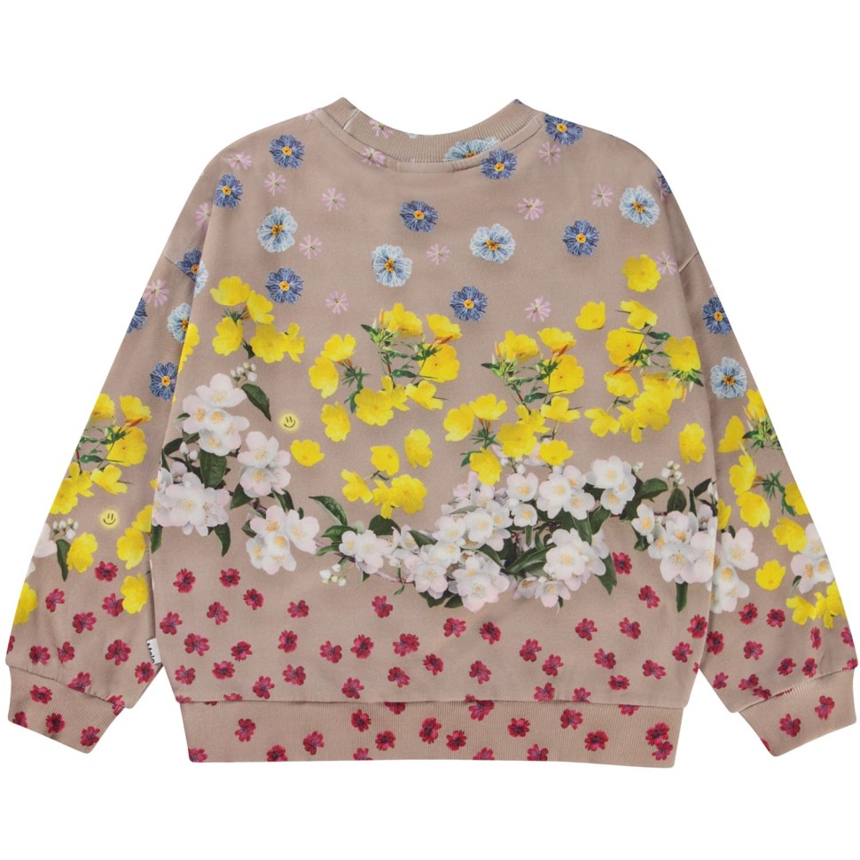 J crew embroidered flower 2025 sweatshirt