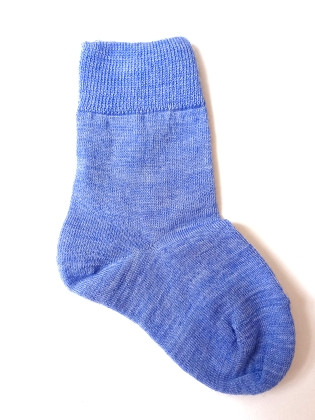 Носки термо Wool&Cotton голубые